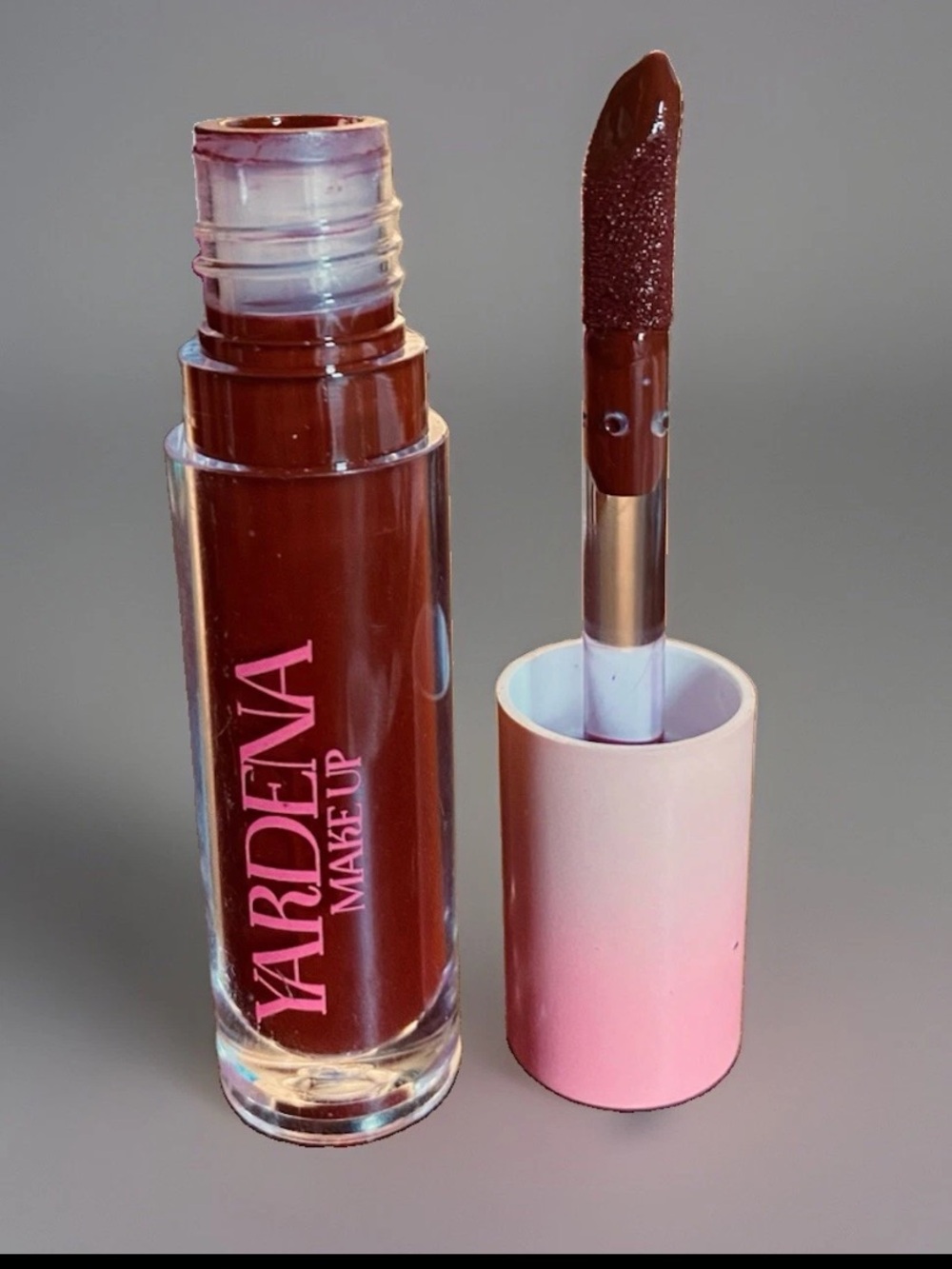 New Yardena Make Up Lip Gloss Color Velvet YDNA Balm Lipstick Red Wine Burgundy